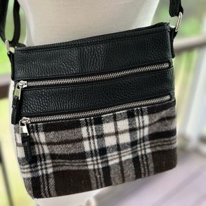 Plaid Crossbody Purse Bag